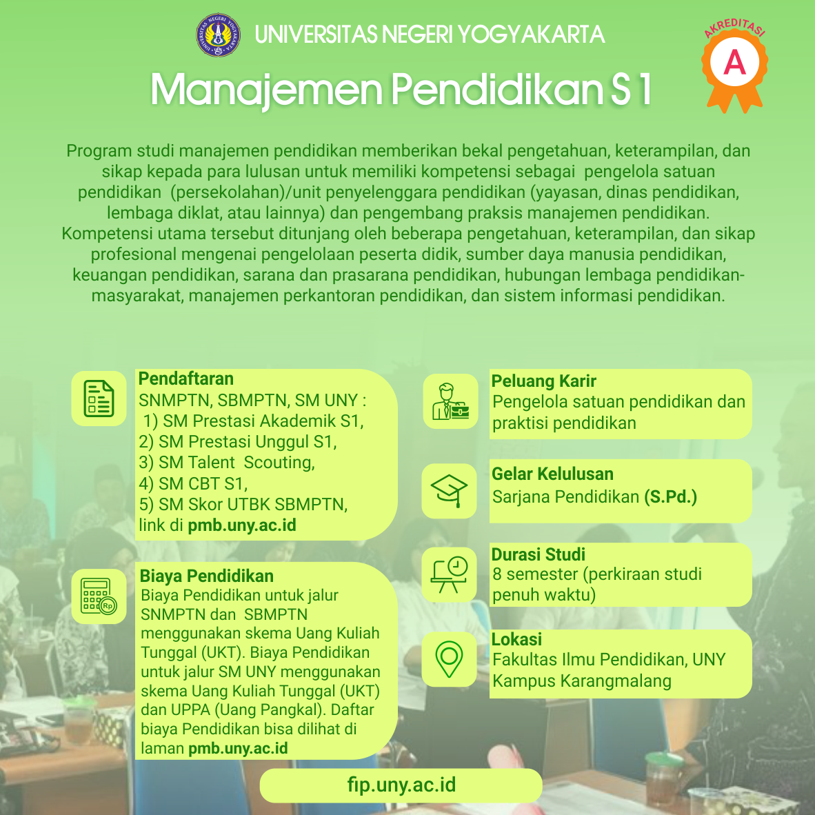 Prodi Manajemen Pendidikan (S-1) | PMB UNY 2021